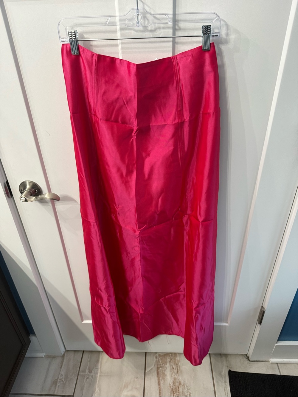 Vintage Cache Hot Pink High-wasted  Maxi Skirt
